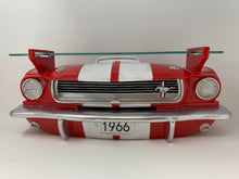 Load image into Gallery viewer, 1966 Ford Shelby GT-350 Wall Shelf, Red and White with LED Lights
