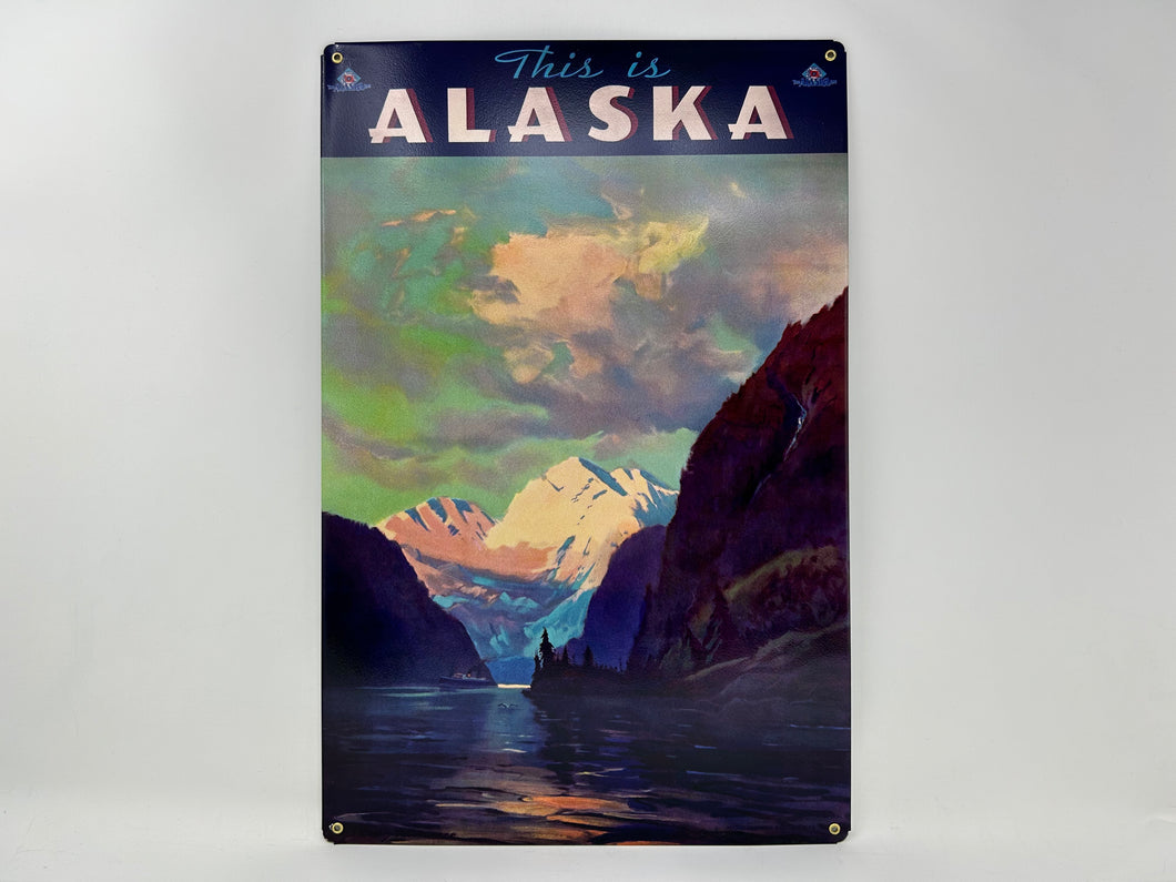 This is Alaska Steel Sign