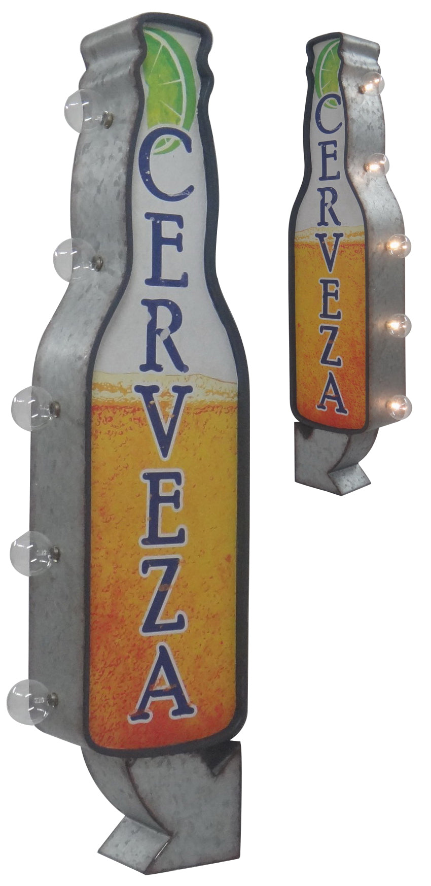Cerveza Double Sided 3D Marquee LED Lighted Sign