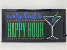 Load image into Gallery viewer, Happy Hour LED Wall Decor Sign
