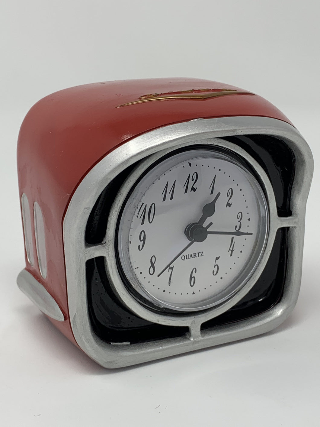 1957 Bel Air Headlight Table Clock, Red