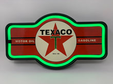 Load image into Gallery viewer, Texaco Motor Oil Gasoline LED Rope Sign
