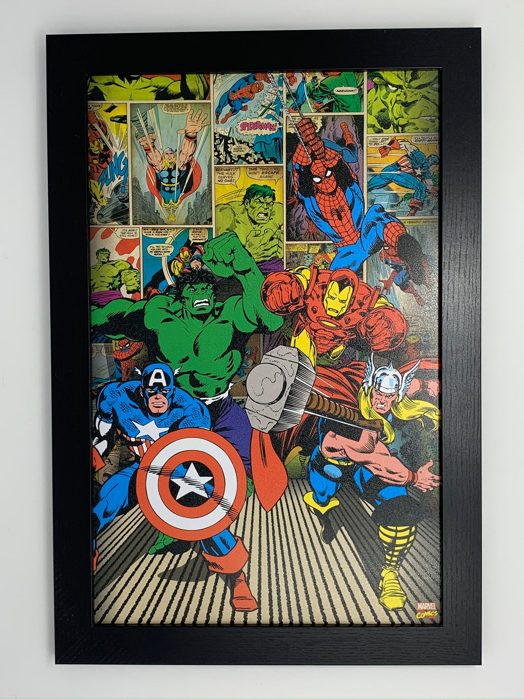 Marvel Avengers Comic Framed Print