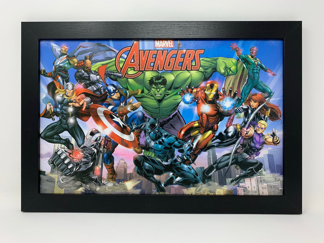 Marvel Avengers Squad Framed Print