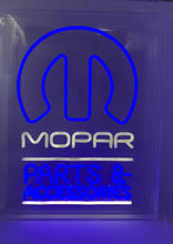 Load image into Gallery viewer, Mopar Parts &amp; Accessories Acrylic LED Lighted Sign
