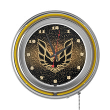 Load image into Gallery viewer, Trans Am Pontiac Firebird Neon Clock - Two Neon Rings

